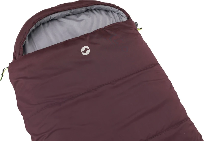 Outwell Campion Lux Slaapzak - Aubergine Rood 5 Outwell Campion Lux Slaapzak - Aubergine Rood - Afbeelding 3