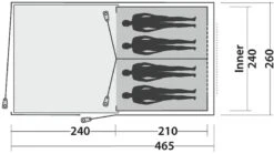 Easy Camp Galaxy 400 Steel Blue Tunneltent - 4 Personen -Buitenuitrusting 1179 1900 e5f08167 cd39 48bb 9924 b67496b9e714 1280x960