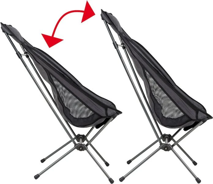 Bo-Camp Extreme XL Vouwstoel - Grijs 6 Bo-Camp Extreme XL Vouwstoel - Grijs - Afbeelding 4