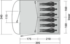 Easy Camp Edendale 600 Tunneltent 6 Persoons - Grijs -Buitenuitrusting 1278 1900 88606f57 e3cb 4c30 8898 4536f255e167 1280x960