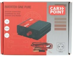 Carpoint Pure Sinus Omvormer 12V Naar 230V - 300W -Buitenuitrusting 1425 1900 carpoint pure sinus omvormer 12v naar 230v 300w