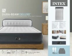 Intex Ultra Plush Headboard Luchtbed - Queensize - Ingebouwde Elektrische Pomp 21 Intex Ultra Plush Headboard Luchtbed - Queensize - Ingebouwde Elektrische Pomp -Buitenuitrusting 1487 1900 64448nd pkg 2023 300