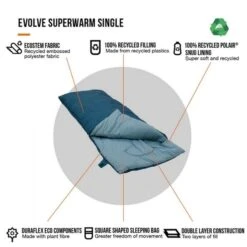 Vango Evolve Superwarm Slaapzak - Blauw -Buitenuitrusting 1900 1783 evolve superwarm single 8
