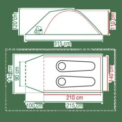 Nieuwe Producten -Buitenuitrusting 1900 1900 coleman darwin 2 plus 1