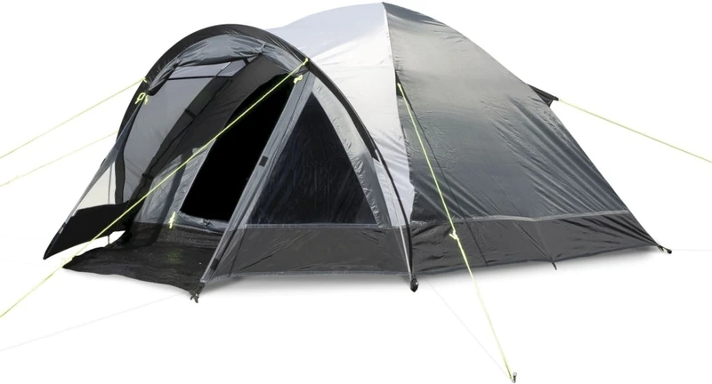 Kampa Brighton Grey 3 Tunneltent - 3 Persoons 3 Kampa Brighton Grey 3 Tunneltent - 3 Persoons