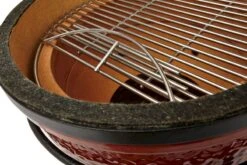 Kamado Joe Junior Barbecue -Buitenuitrusting 800 1200 kamadojoejr grillgrateheatdeflectorstand3 cmyk