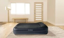 Intex Pillow Rest Raised Luchtbed - Queensize - Ingebouwde Elektrische Pomp -Buitenuitrusting 899 1514 64124 2