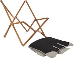 Bo-Camp Urban Outdoor Bloomsbury Vlinderstoel - Beige - L -Buitenuitrusting 900 1148 1200354 06