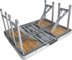 Bo-Camp 136 X 85 Inklapbare Picknicktafel - Bamboe -Buitenuitrusting 900 1350 1404800 05
