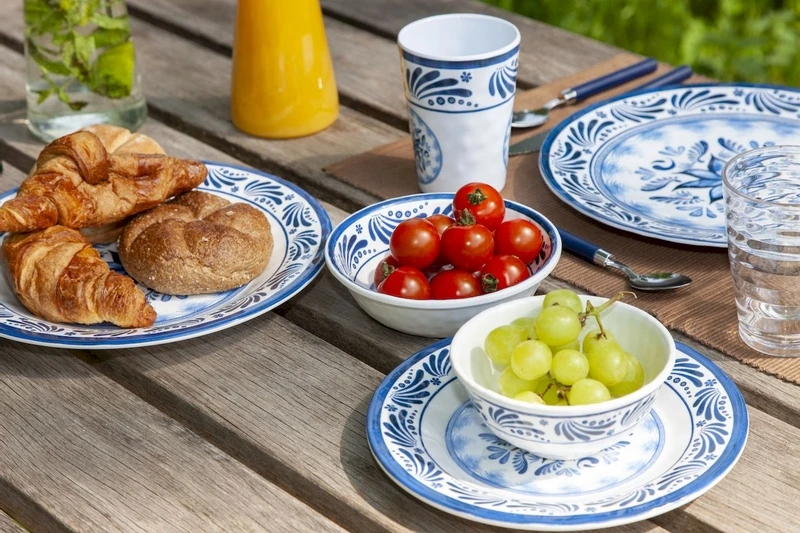 Bo-Camp Old Dutch Melamine Serviesset - 16-delig 4 Bo-Camp Old Dutch Melamine Serviesset - 16-delig - Afbeelding 2