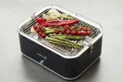 Barbecook Carlo Houtskool Tafelbarbecue - Grijs -Buitenuitrusting 900 1350 bc cha 1015 sf 01 hr