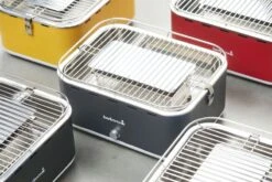 Barbecook Carlo Houtskool Tafelbarbecue - Grijs -Buitenuitrusting 900 1350 bc cha 1015 sf 10 hr