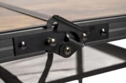 Bo-Camp Industrial Decatur 90 X 60 Campingtafel - Zwart/houtlook -Buitenuitrusting 900 1358 1404200 13