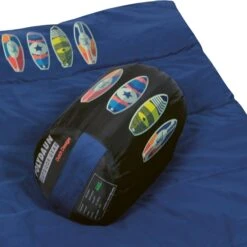 Polydaun Beach House Junior Kinderslaapzak - Surfbord 9 Polydaun Beach House Junior Kinderslaapzak - Surfbord -Buitenuitrusting beach house surf detail