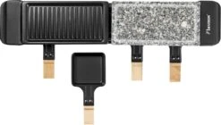 Bestron Raclette/Steengrill - 4 Personen 17 Bestron Raclette/Steengrill - 4 Personen -Buitenuitrusting bestron raclettesteengrill 4 personen 12