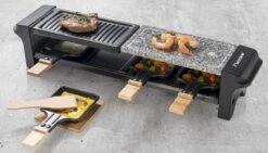 Bestron Raclette/Steengrill - 4 Personen 22 Bestron Raclette/Steengrill - 4 Personen -Buitenuitrusting bestron raclettesteengrill 4 personen 13