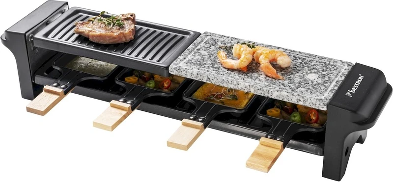 Bestron Raclette/Steengrill - 4 Personen 4 Bestron Raclette/Steengrill - 4 Personen - Afbeelding 2