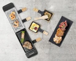 Bestron Raclette/Steengrill - 4 Personen 24 Bestron Raclette/Steengrill - 4 Personen -Buitenuitrusting bestron raclettesteengrill 4 personen 4