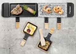 Bestron Raclette/Steengrill - 4 Personen 20 Bestron Raclette/Steengrill - 4 Personen -Buitenuitrusting bestron raclettesteengrill 4 personen 6