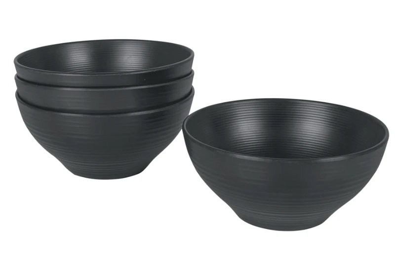 Bo-Camp Orville Melamine Serviesset - 16-delig - Antraciet 5 Bo-Camp Orville Melamine Serviesset - 16-delig - Antraciet - Afbeelding 3