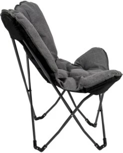 Bo-Camp Urban Outdoor Grainger Vlinderstoel - Antraciet -Buitenuitrusting bo camp grainger vlinderstoel grijs 8