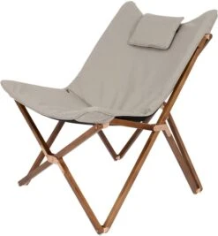 Bo-Camp Urban Outdoor Bloomsbury Vlinderstoel - Beige - M -Buitenuitrusting bo camp bloomsburry relaxstoel m beige 1 1