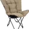 Bo-Camp Urban Outdoor Grainger Vlinderstoel - Beige -Buitenuitrusting bo camp grainger vlinderstoel beige 3