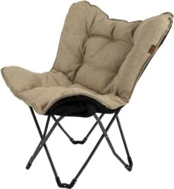 Bo-Camp Urban Outdoor Grainger Vlinderstoel - Beige -Buitenuitrusting bo camp grainger vlinderstoel beige 6