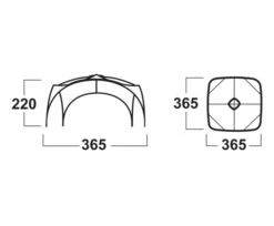 Husky Broof L Partytent 13 Husky Broof L Partytent -Buitenuitrusting broofl afmetingen