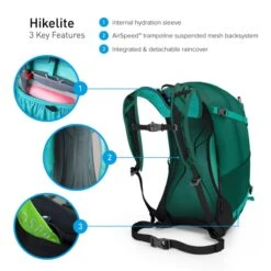 Osprey Hikelite Wandelrugzak - 32 Liter - Zwart 23 Osprey Hikelite Wandelrugzak - 32 Liter - Zwart -Buitenuitrusting osprey hikelite 26 features