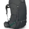 Osprey Renn Backpack - 65 Liter - Donkergrijs -Buitenuitrusting osprey renn 65 grijs 3