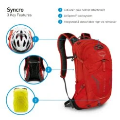 Osprey Syncro Daypack - 20 Liter - Zwart -Buitenuitrusting osprey syncro features