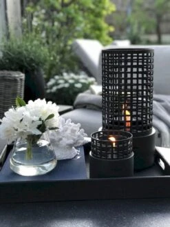 Tenderflame Signal Hill 12 Tafelhaard - Zwart -Buitenuitrusting signal hill 12 metal sfeer op maat 2