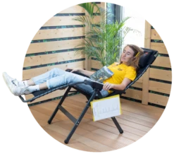 Crespo Air-Deluxe AP-232 Relaxstoel - Zwart -Buitenuitrusting toppy s testpanel 4