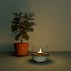 Tenderflame Tulip 14 Tafelhaard - Groen -Buitenuitrusting tulip 14 reactive glace green sfeer op maat 3