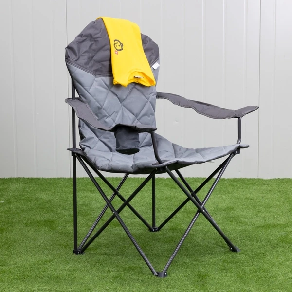 Kampa XL High Back Chair Fog Vouwstoel - Grijs 4 Kampa XL High Back Chair Fog Vouwstoel - Grijs - Afbeelding 2