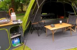 Zempire Kitpac V2 Campingtafel - Groot - 100 X 65 - Bamboe -Buitenuitrusting zempire kitpac v2 campingtafel groot 9